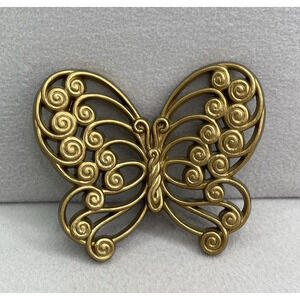 Vintage Burwood Gold Plastic Butterfly Wall Decor – MCM USA Made Retro